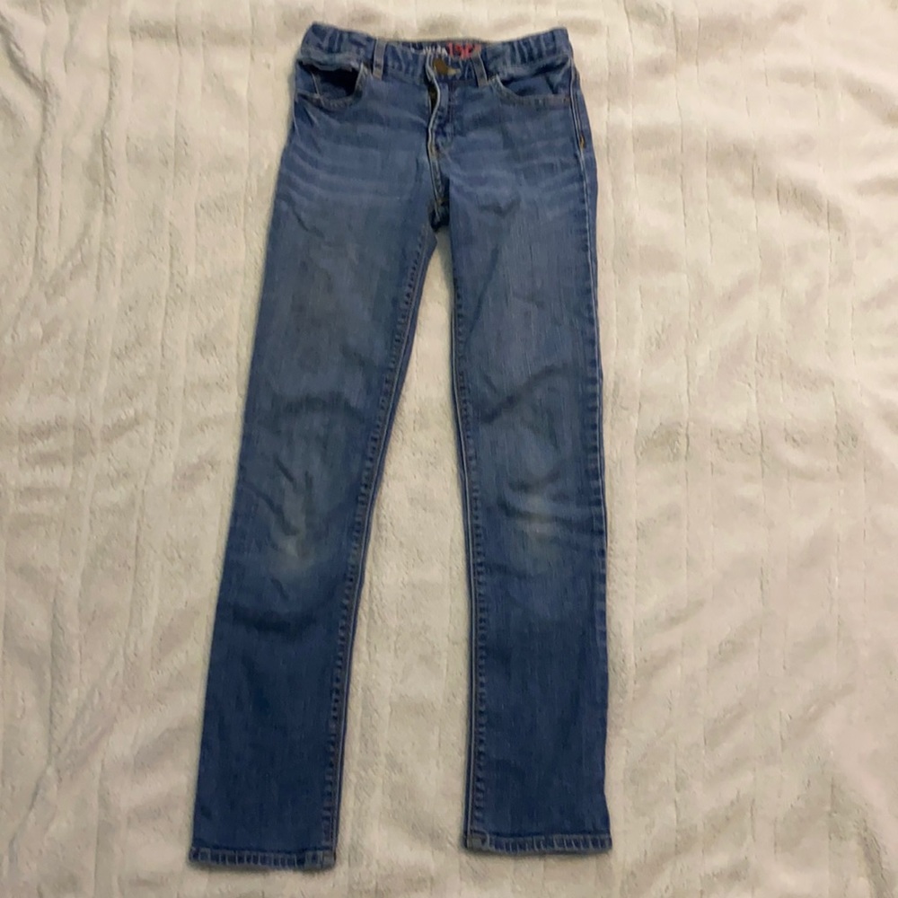 Girls full length skinny jeans